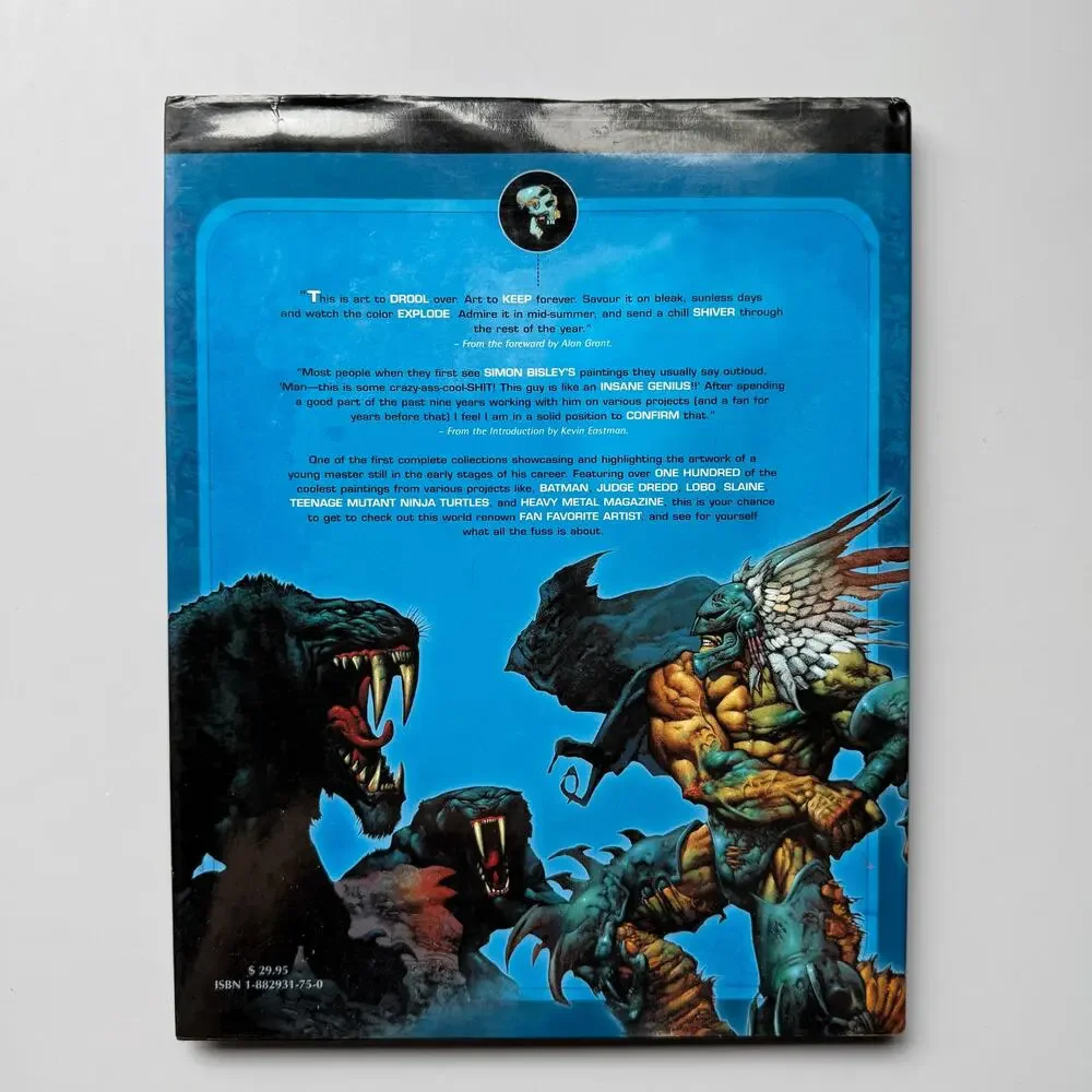 The Art of Simon Bisley Heavy Metal Signed Numbered Hardcover Book 2002